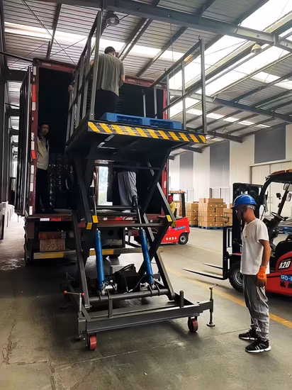 Machine élévatrice à ciseaux 4m 6m 200kg 230kg 450kg, chenille, petite allée étroite, Table élévatrice à ciseaux, plate-forme de travail